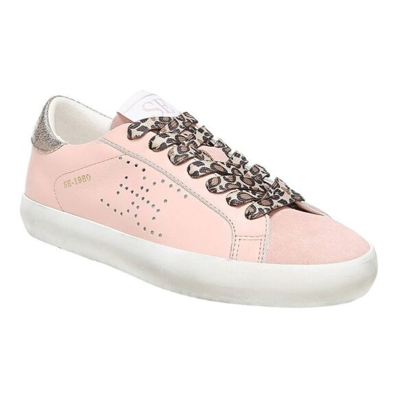 SAM EDELMAN Aubrie Mini Lace Up Sneakers in Rose Bud Pink Size Youth 4 NEW - Picture 15 of 16